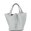Hermès Hermes Picotin Lock 22 Bleu Pale Clemence Palladium Hardware -Online Bag Store H PI 230712 1 01