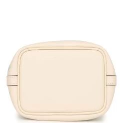 Hermès Hermes Micro Picotin Lock 14 "Lucky Daisy" Nata Swift Palladium Hardware -Online Bag Store H PI 230728 4 MM 05