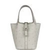 Hermès Hermes Micro Picotin 14 Gris Perle Ostrich Palladium Hardware 2 Hermès Hermes Micro Picotin 14 Gris Perle Ostrich Palladium Hardware -Online Bag Store H PI 231005 1 01