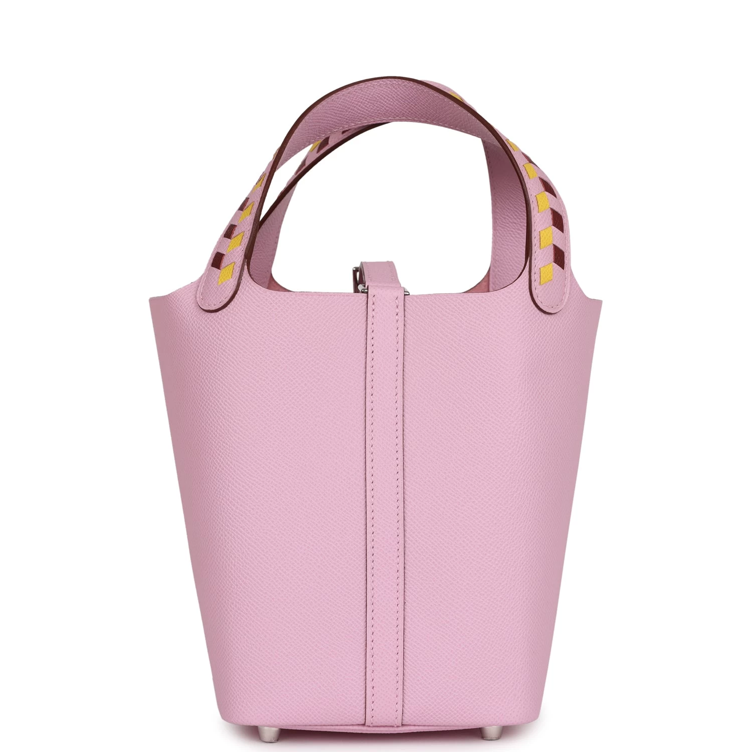 Hermès Hermes Picotin 18 Tressage De Cuir Mauve Sylvestre Epsom Palladium Hardware 7 Hermès Hermes Picotin 18 Tressage De Cuir Mauve Sylvestre Epsom Palladium Hardware - Image 5