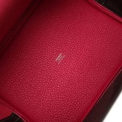 Hermès Hermes Picotin 22 Casaque Rouge Sellier And Framboise Clemence Palladium Hardware 17 Hermès Hermes Picotin 22 Casaque Rouge Sellier And Framboise Clemence Palladium Hardware -Online Bag Store H PI 231030 1 DH 09