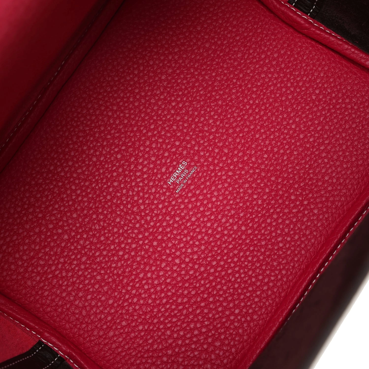 Hermès Hermes Picotin 22 Casaque Rouge Sellier And Framboise Clemence Palladium Hardware 10 Hermès Hermes Picotin 22 Casaque Rouge Sellier And Framboise Clemence Palladium Hardware - Image 8