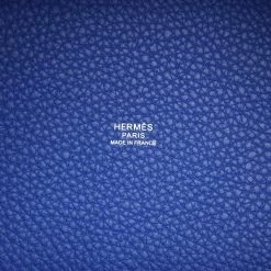 Hermès Hermes Picotin Lock 18 Bleu Royal Clemence Palladium Hardware -Online Bag Store H PI 231212 3 TC 09