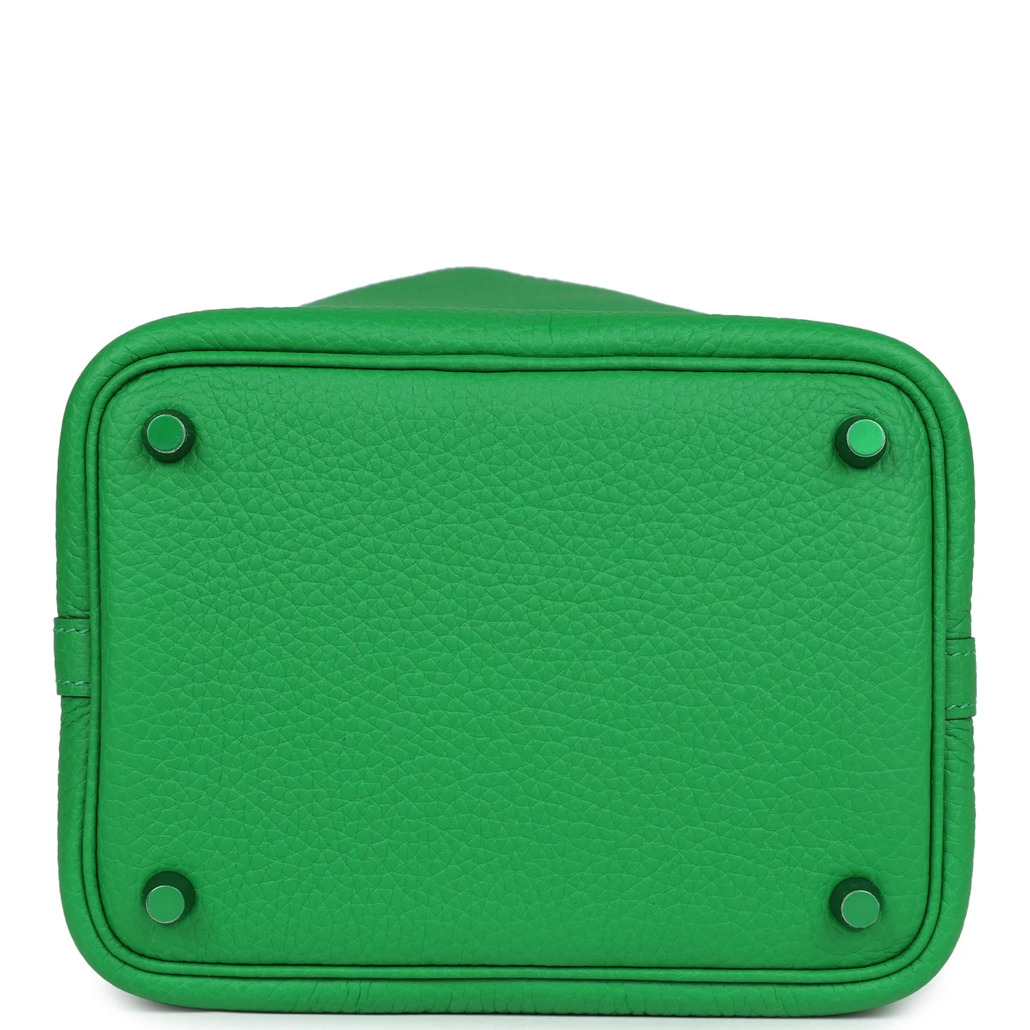 Hermès Hermes Monochrome Picotin 18 Bambou Clemence Green Hardware 8 Hermès Hermes Monochrome Picotin 18 Bambou Clemence Green Hardware - Image 6