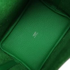 Hermès Hermes Monochrome Picotin 18 Bambou Clemence Green Hardware 16 Hermès Hermes Monochrome Picotin 18 Bambou Clemence Green Hardware -Online Bag Store H PI 240109 3 08