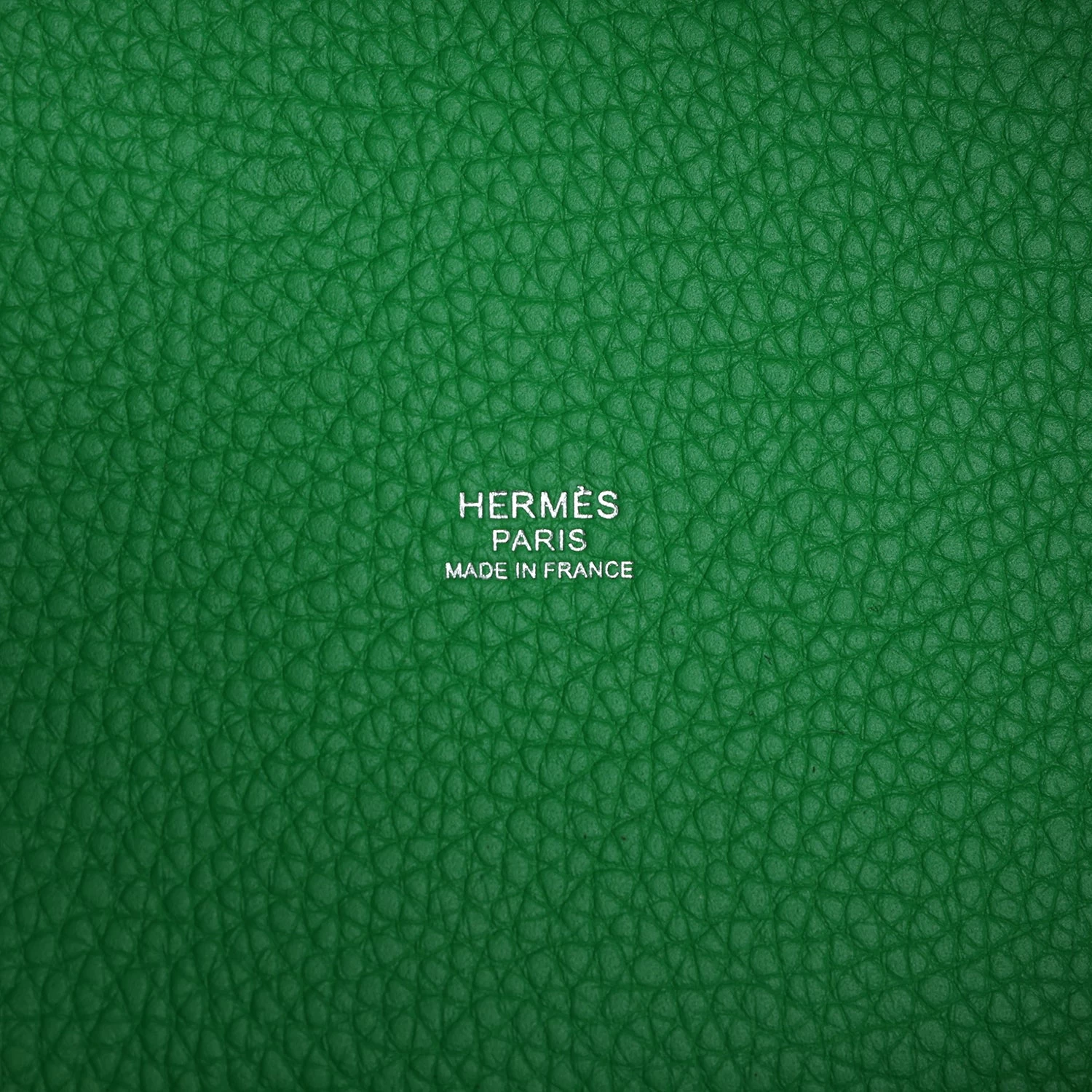 Hermès Hermes Monochrome Picotin 18 Bambou Clemence Green Hardware 10 Hermès Hermes Monochrome Picotin 18 Bambou Clemence Green Hardware - Image 8