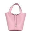 Hermès Hermes Picotin Lock 22 Mauve Sylvestre Clemence Palladium Hardware 1 Hermès Hermes Picotin Lock 22 Mauve Sylvestre Clemence Palladium Hardware -Online Bag Store H PI 240122 2 CC 01