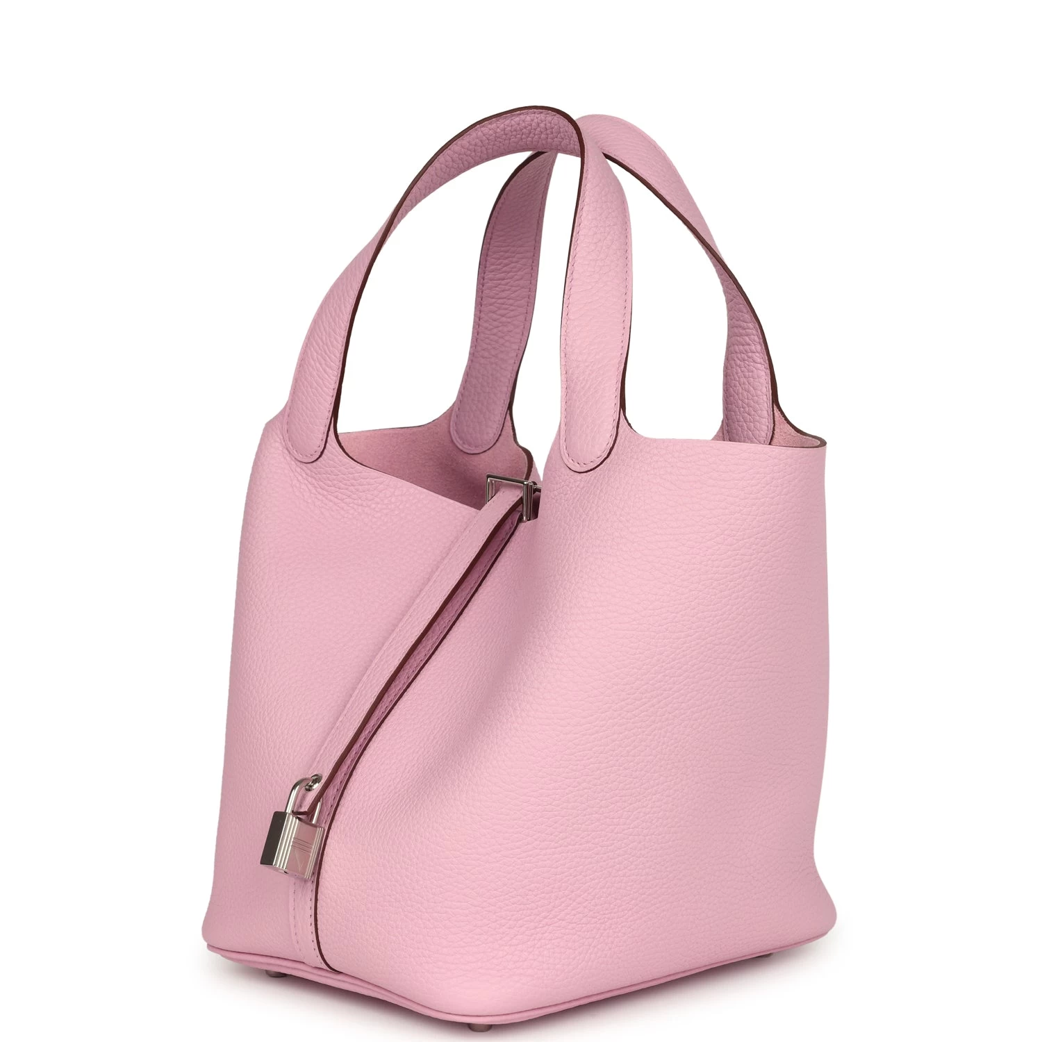 Hermès Hermes Picotin Lock 22 Mauve Sylvestre Clemence Palladium Hardware 7 Hermès Hermes Picotin Lock 22 Mauve Sylvestre Clemence Palladium Hardware - Image 5