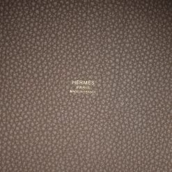 Hermès Hermes Picotin Lock 22 Etoupe Clemence Gold Hardware -Online Bag Store H PI 240207 1 09