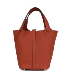 Hermès Hermes Picotin Lock 18 Cuivre Clemence Gold Hardware -Online Bag Store H PI 240227 1 JL 05