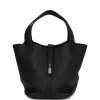Hermès Hermes Picotin Lock 22 Black Clemence Palladium Hardware -Online Bag Store H PI 240315 2 TC 01
