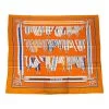 Hermès Hermes "Les Sangles Finesse" Curry Giant Silk Shawl Scarf 140cm -Online Bag Store H SCA140 110921 1 1