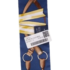 Hermès Hermes "Jumping" Marine Silk Twilly Pair -Online Bag Store H SCAO 021522 1 4