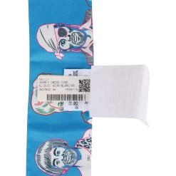 Hermès Hermes "Dress Code" Bleu Azur Silk Twilly -Online Bag Store H SCAO 082922 9 04