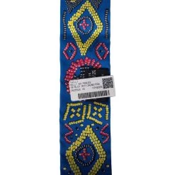 Hermès Hermes "Kelly En Perles" Bleu Royal Silk Twilly Pair -Online Bag Store H SCAO 092320 1 4