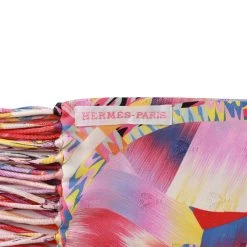 Hermès Hermes Fine Echarpe Marble All Over Fringed Silk Muffler Scarf -Online Bag Store H SCAO 110922 3 02