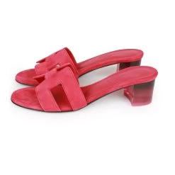 Hermès Hermes Oasis Sandals Rose Framboise Gradient Heels 35 -Online Bag Store H SH 230324 10 MX 05