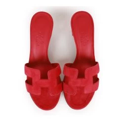 Hermès Hermes Oasis Sandals Rose Framboise Gradient Heels 35 -Online Bag Store H SH 230324 10 MX 07