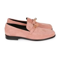 Hermès Hermes Destin Loafer Rose Aube Suede Rose Gold Hardware 38 15 Hermès Hermes Destin Loafer Rose Aube Suede Rose Gold Hardware 38 -Online Bag Store H SH 230414 1 04