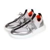 Hermès Hermes Duel Sneakers Silver, Black, And Orange Calfskin And Rubber 40 2 Hermès Hermes Duel Sneakers Silver, Black, And Orange Calfskin And Rubber 40 -Online Bag Store H SN 230705 1 02