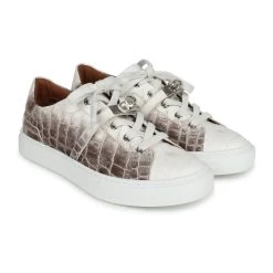 Hermès Hermes Day Sneaker Himalaya Niloticus Crocodile 37 EU -Online Bag Store H SN 240209 1 BX 03