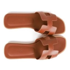 Hermès Hermes Oran Sandals Gold Box Calfskin 36 -Online Bag Store H SNDL 091322 3 04