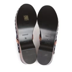 Hermès Hermes Carlotta Mule Bleu Brut Denim And Gold Calfskin 38 -Online Bag Store H SNDL 092122 1 RT 07