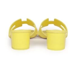 Hermès Hermes Oasis Sandals Lime Epsom 37 -Online Bag Store H SNDL 101722 1 07