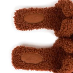 Hermès Hermes Oran Sandals Cognac Woolskin 36.5 -Online Bag Store H SNDL 102122 2 LD 08