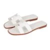 Hermès Hermes Oran Sandals White Box Calfskin 38 -Online Bag Store H SNDL 102522 1 02