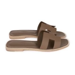 Hermès Hermes Oran Sandals Etoupe Epsom 35 -Online Bag Store H SNDL 230324 5 MX 04