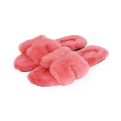 Hermès Hermes Oran Sandals Rose Du Désert Woolskin 37