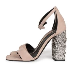 Hermès Hermes Glam 105 Sandals Beige Suede 38 -Online Bag Store H SNDL 230612 1 BL 05