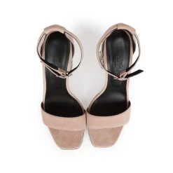 Hermès Hermes Glam 105 Sandals Beige Suede 38 -Online Bag Store H SNDL 230612 1 BL 07