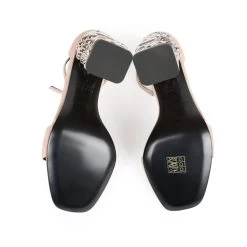 Hermès Hermes Glam 105 Sandals Beige Suede 38 -Online Bag Store H SNDL 230612 1 BL 09