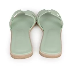 Hermès Hermes Oran Sandals Vert Jade Epsom 38 EU 16 Hermès Hermes Oran Sandals Vert Jade Epsom 38 EU -Online Bag Store H SNDL 230726 2 06