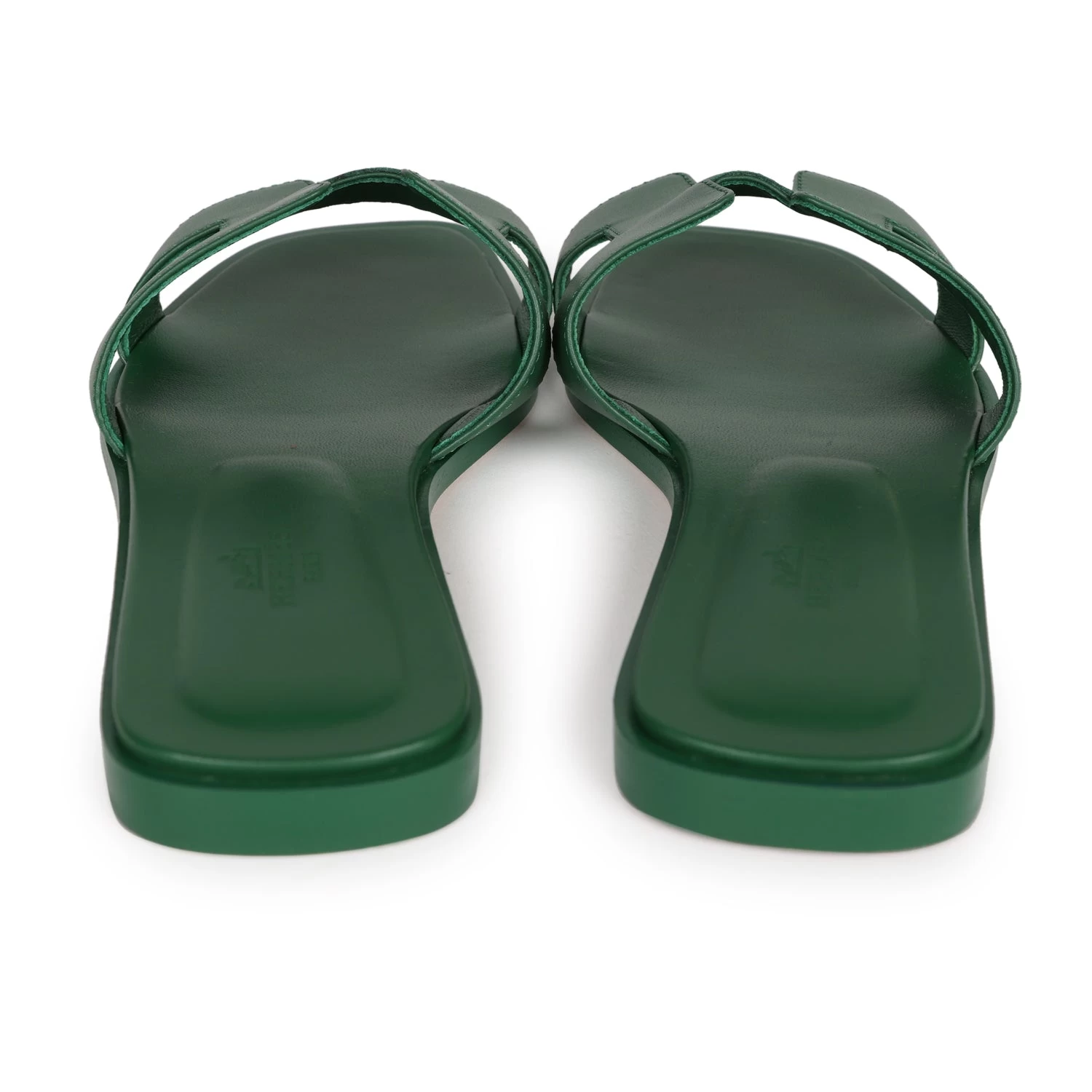 Hermès Hermes Oran Sandal Vert Electrique Calfskin 38 EU 8 Hermès Hermes Oran Sandal Vert Electrique Calfskin 38 EU - Image 6