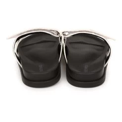 Hermès Hermes Chypre Sandals Himalaya Matte Crocodile Palladium Hardware 38 EU -Online Bag Store H SNDL 230728 1 RT 05