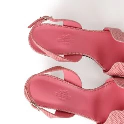 Hermès Hermes Eternite 80 Sandal Rose Jaipur Lizard Palladium Hardware 37 EU -Online Bag Store H SNDL 230728 2 RT 07