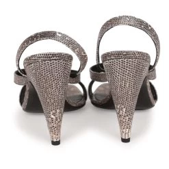 Hermès Hermes Glamour 95 Sandals Ombre Lizard Palladium Hardware 38 EU -Online Bag Store H SNDL 230728 3 MM 06