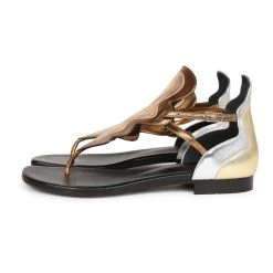 Hermès Hermes Garden Sandals Metallic Palladium Hardware 37 -Online Bag Store H SNDL 230828 1 RT 05