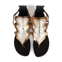 Hermès Hermes Garden Sandals Metallic Palladium Hardware 37 -Online Bag Store H SNDL 230828 1 RT 07