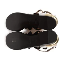 Hermès Hermes Garden Sandals Metallic Palladium Hardware 37 -Online Bag Store H SNDL 230828 1 RT 10