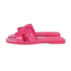 Hermès Hermes Oran Sandals Rose Flash Lizard 38.5 EU -Online Bag Store H SNDL 230828 13 MM 05