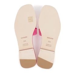 Hermès Hermes Oran Sandals Rose Flash Lizard 38.5 EU -Online Bag Store H SNDL 230828 13 MM 09