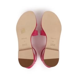 Hermès Hermes Santorini Sandals Rose Flash Lizard Palladium Hardware 37 19 Hermès Hermes Santorini Sandals Rose Flash Lizard Palladium Hardware 37 -Online Bag Store H SNDL 230828 4 RT 09