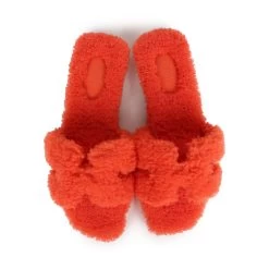 Hermès Hermes Oran Sandal Orange Shearling 38 -Online Bag Store H SNDL 230828 9 RT 06