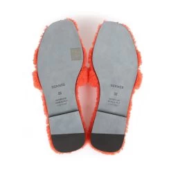 Hermès Hermes Oran Sandal Orange Shearling 38 -Online Bag Store H SNDL 230828 9 RT 08