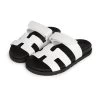 Hermès Hermes Chypre Sandals White Palladium Hardware 35.5 EU -Online Bag Store H SNDL 230905 1 03