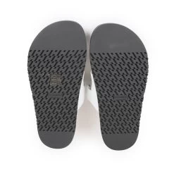 Hermès Hermes Chypre Sandals White Calfskin Palladium Hardware 38.5 EU -Online Bag Store H SNDL 231002 2 HD 09